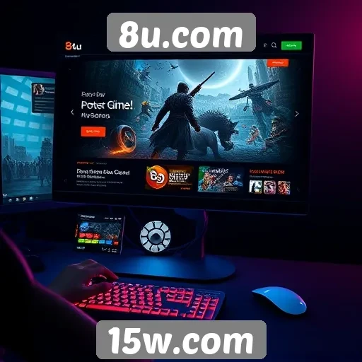 Explorando a interface do usuário no 8u.com